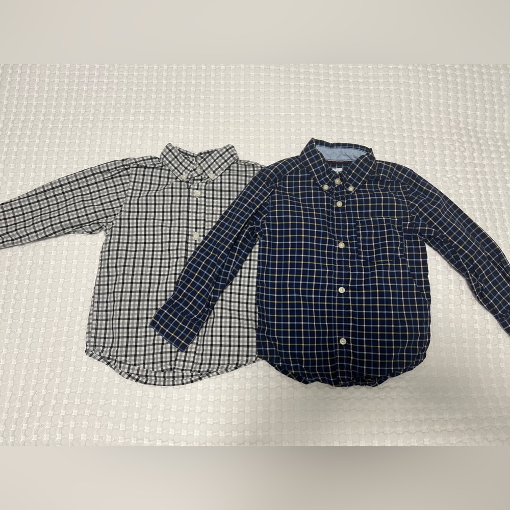 2T Boys Button-Down Shirt Bundle
